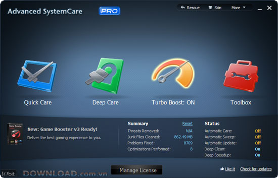 Advanced SystemCare PRO 4